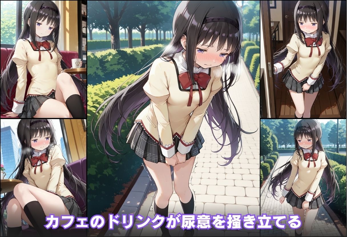 尿意の限界 ドギマギおもらし 暁美ほむら 画像5