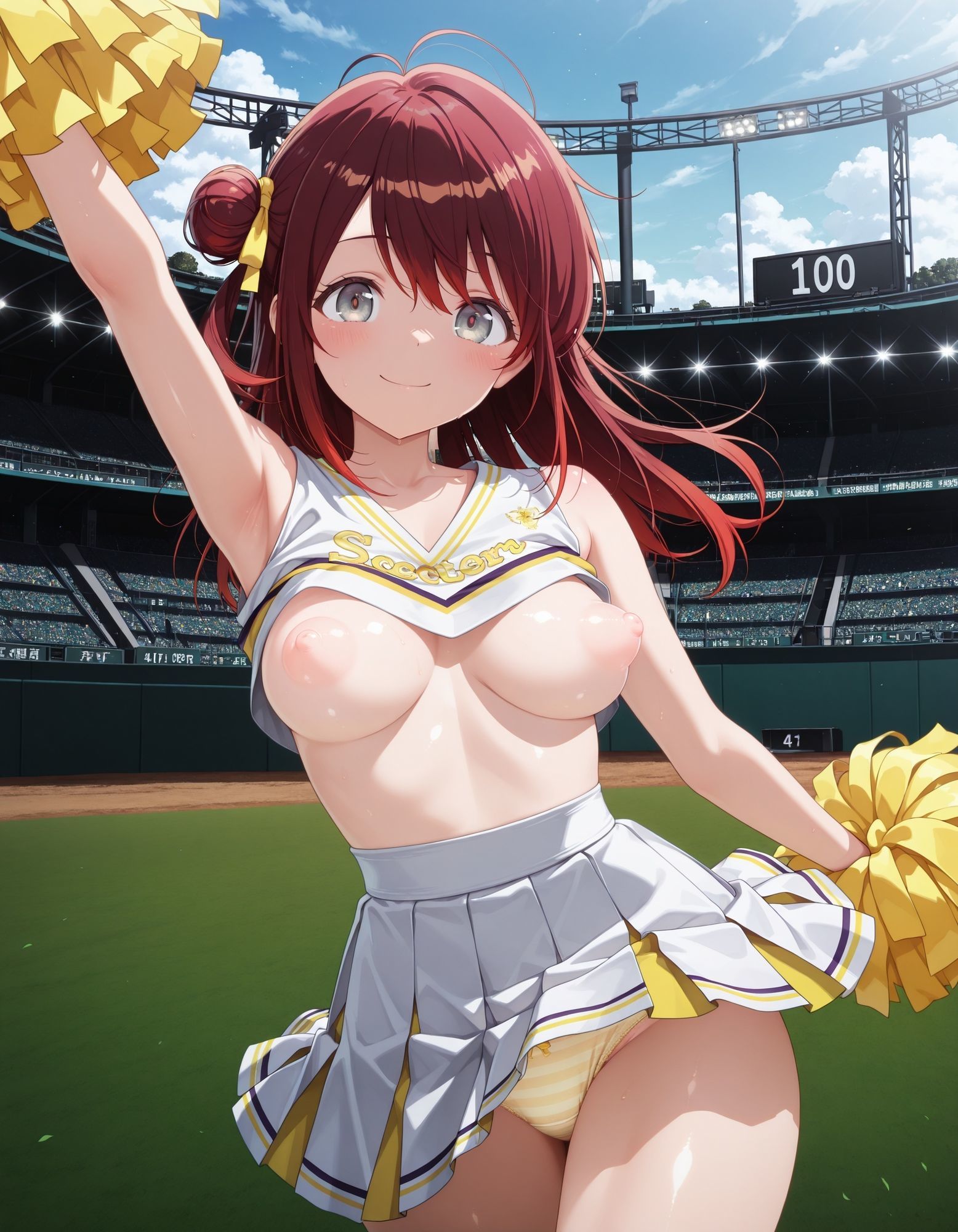 チアガールのパンチラ2