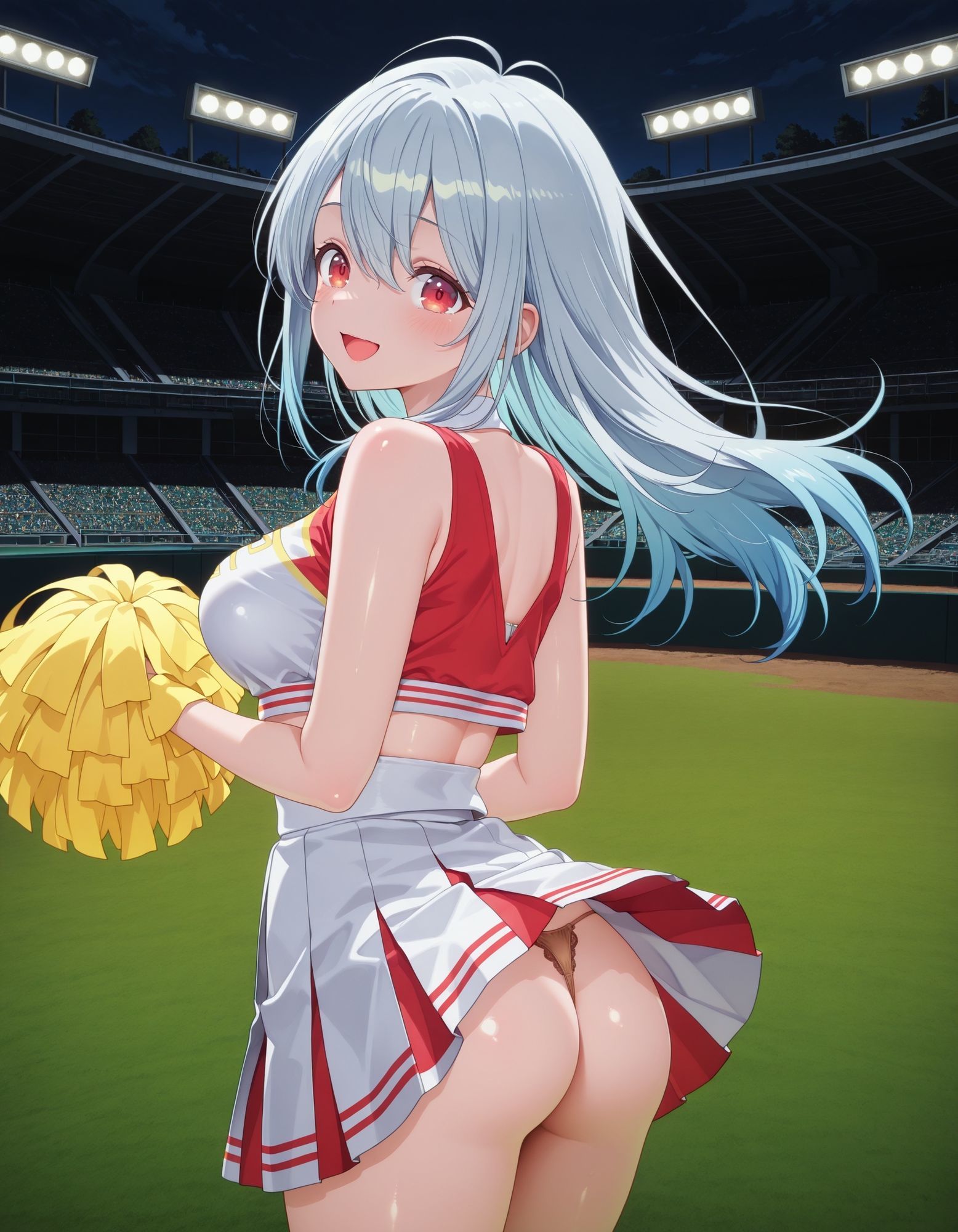 チアガールのパンチラ2