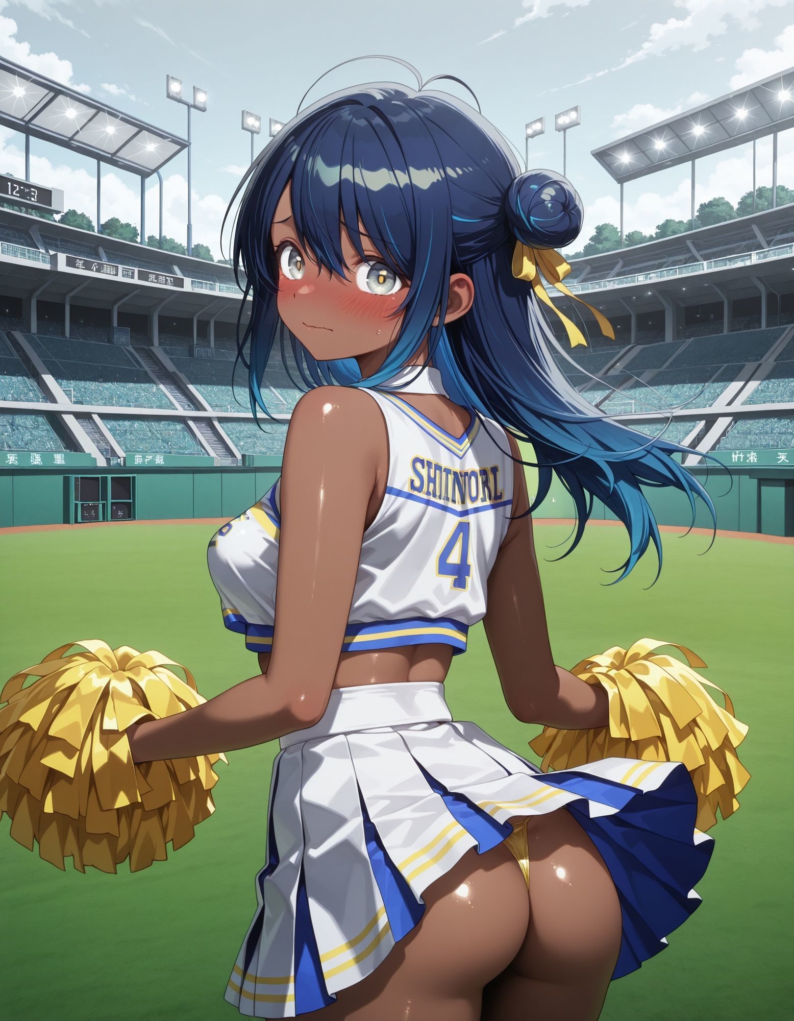 チアガールのパンチラ2