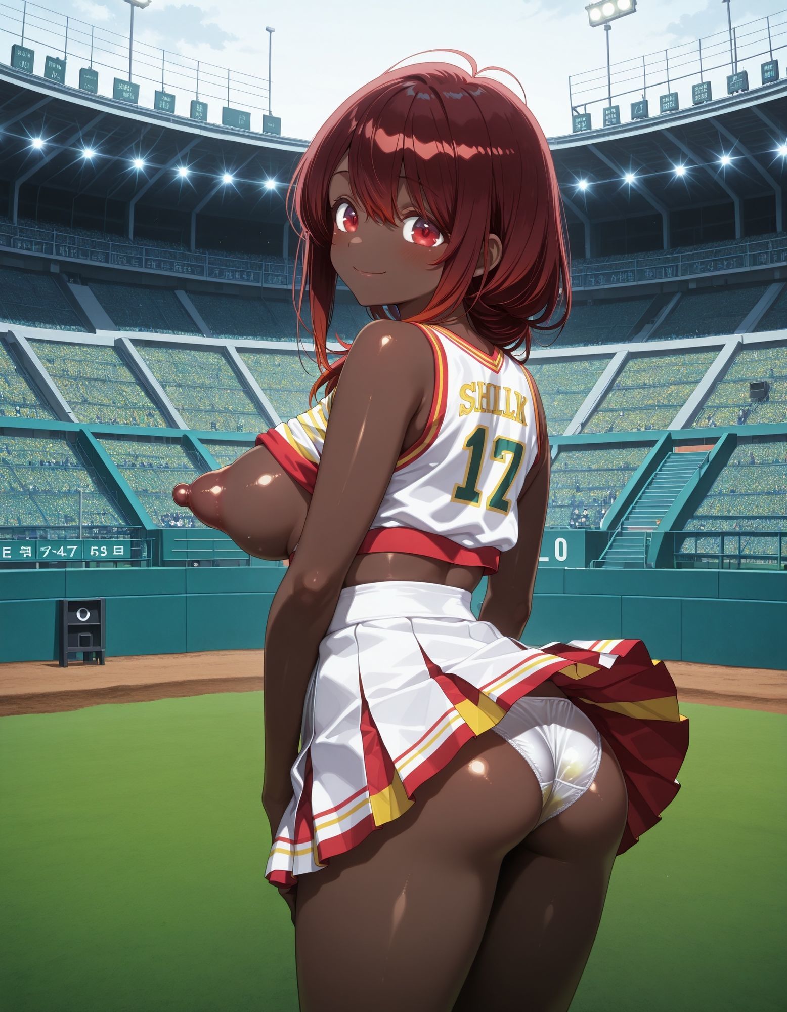 チアガールのパンチラ2