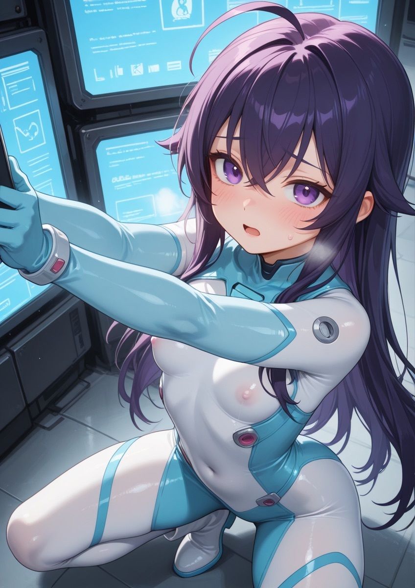 未来的なサイバースーツで恥ずかしがってるやつ 1 画像1