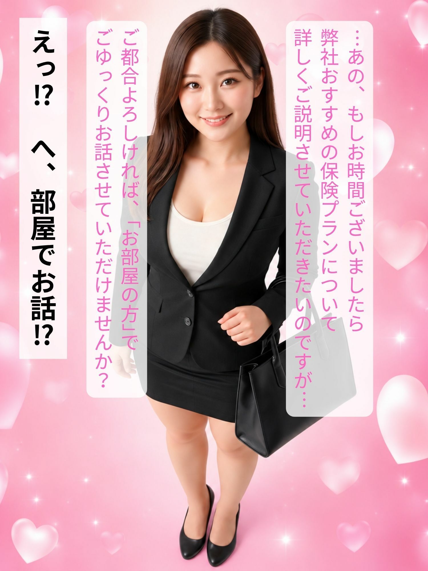 生保レディのムレッムレ色仕掛け営業に負けて、多額の保険料と精子を搾取されたマゾの話【パンスト足コキ】【マゾ射精】【匂いフェチ】の作品画像 3