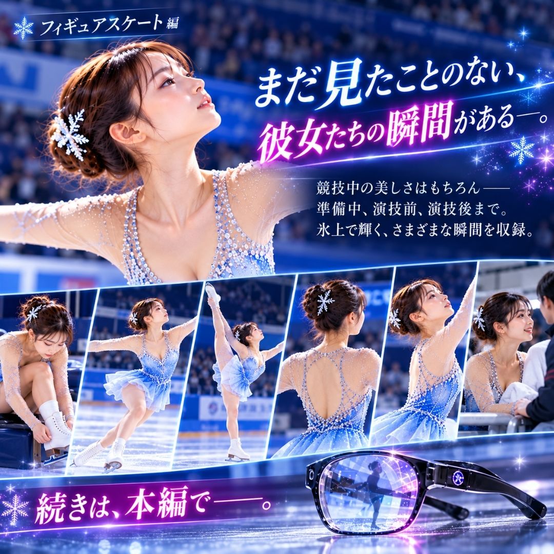 透視メガネ Vol.3 -もしも氷上美女の服の向こう側が見えたら- 画像9