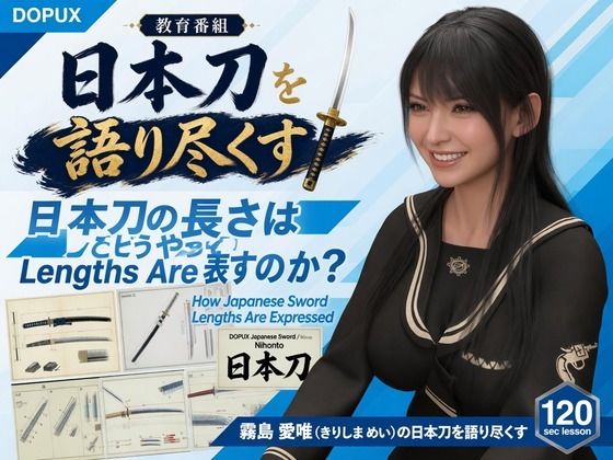 パンチラガチャ★霧島 愛唯（きりしま めい）『日本刀を語り尽くす』第1章-まず「日本刀とは何か」を知る（014-日本刀の長さはどうやって表すのか？）【Ozone_Layer】