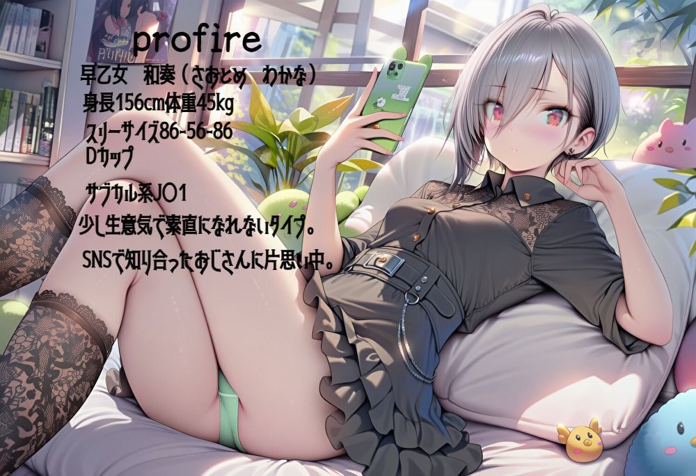 サブカル系J〇わかなちゃんとえっち サンプル画像1
