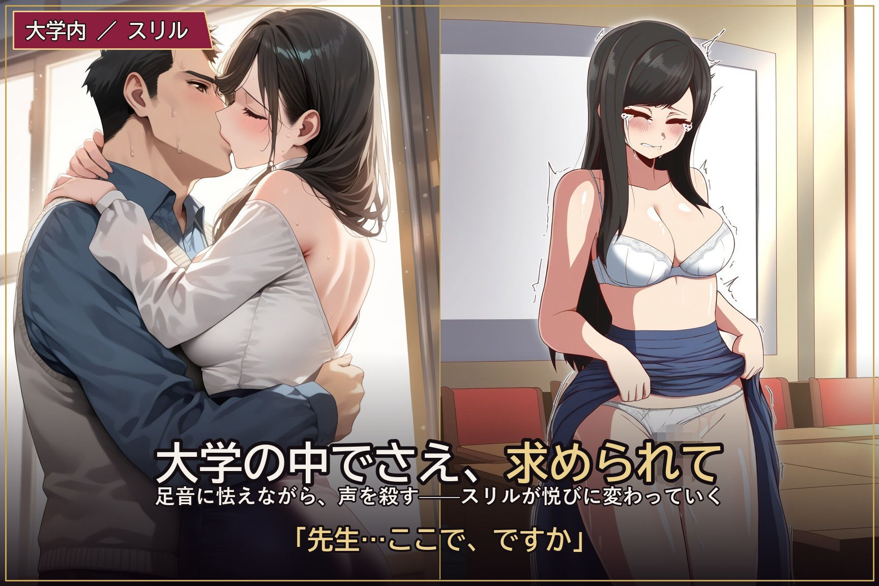 先生のためなら 〜清楚な女子大生が教授に堕ちるまで〜【後編】 画像9