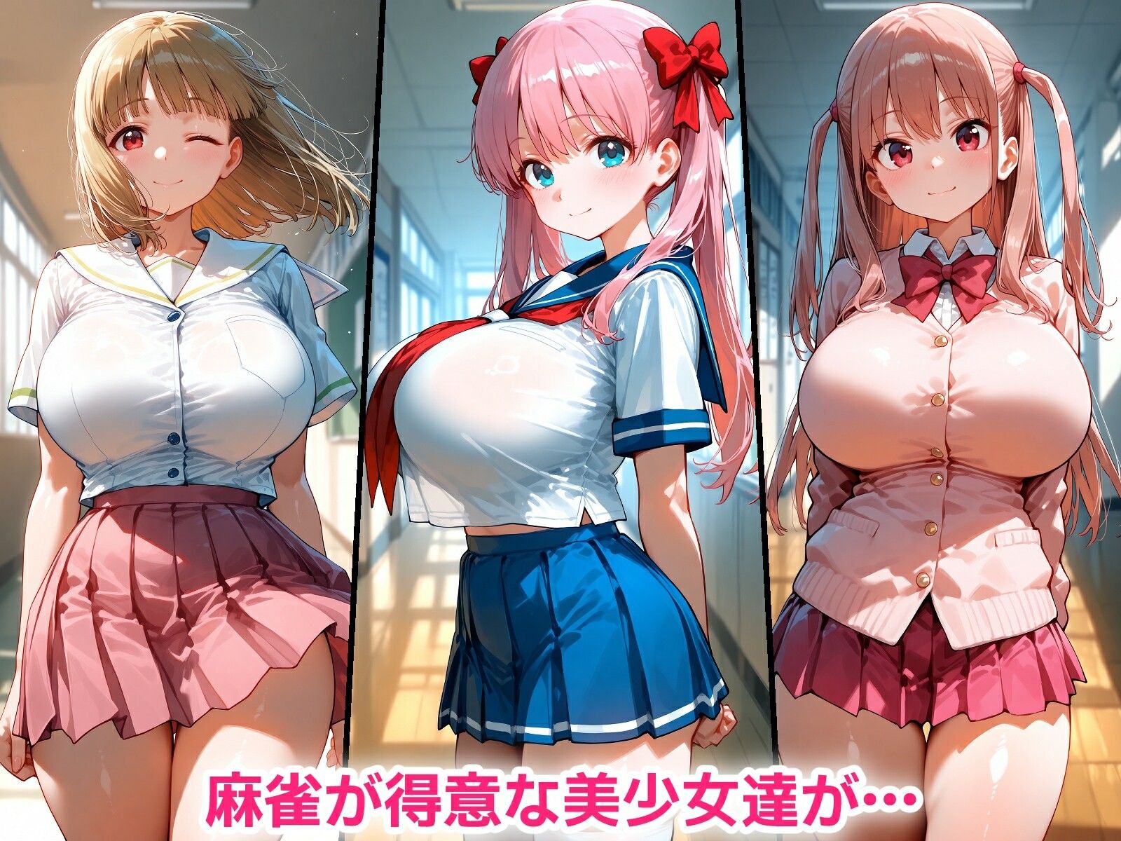 催●おじさんに寝取られる!巨乳雀士たち〜全員メス堕ち・孕ませ〜 画像1