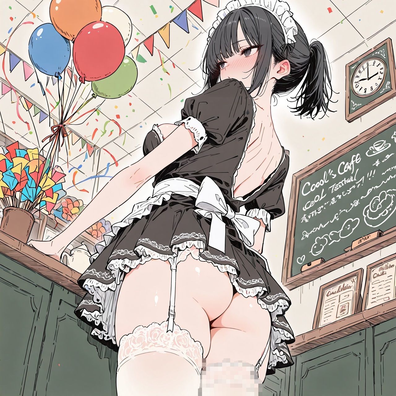 学園祭のノーパンメイド喫茶で即ハメ中出しした話.Vol.3 画像5