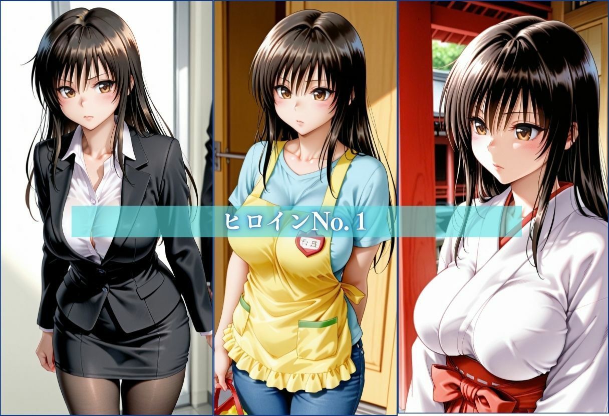 仕事中なのに我慢できない。OL・巫女・保育士の痴女プレイ