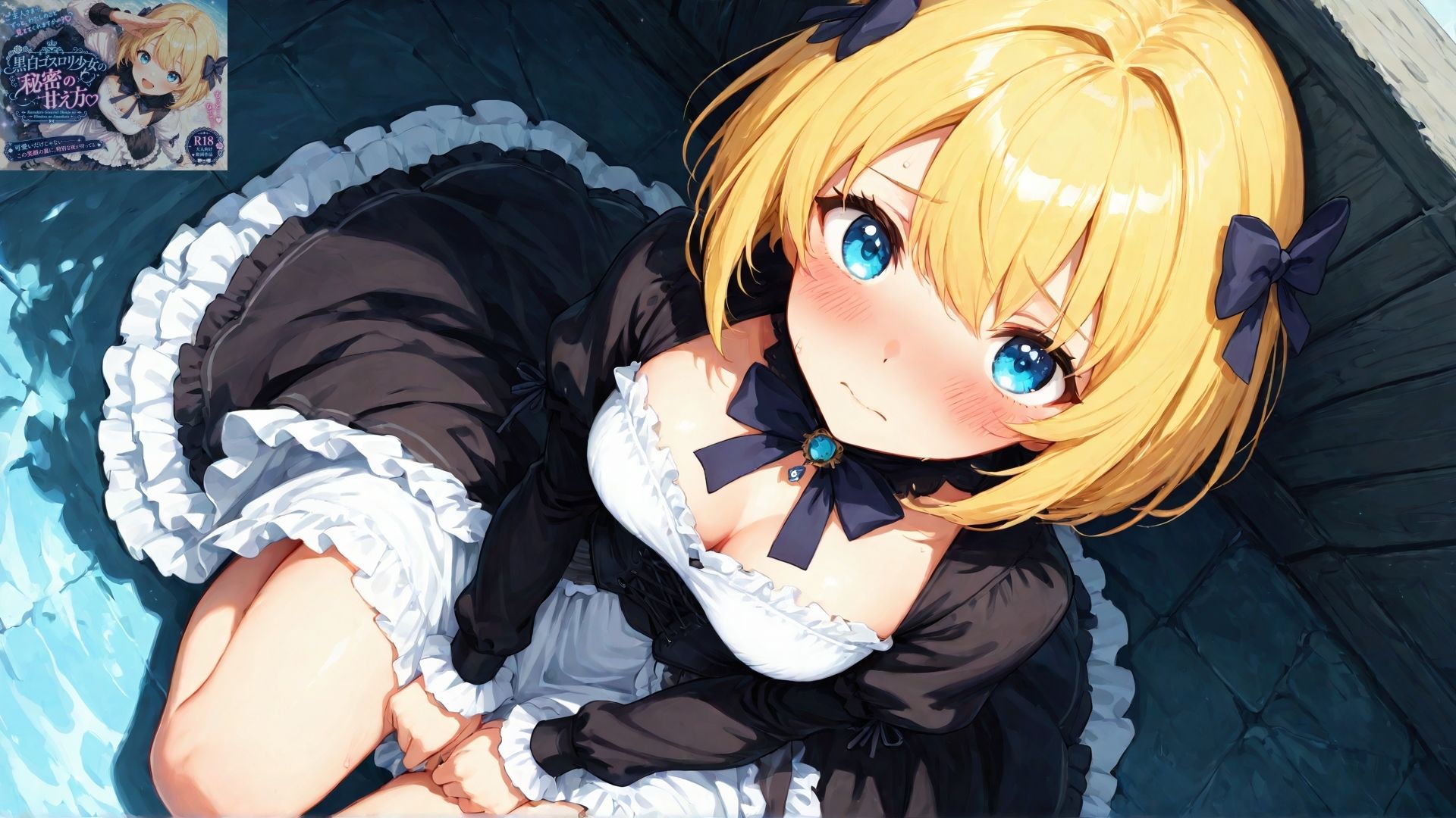 黒白ゴスロリ少女の秘密の甘え方 画像4