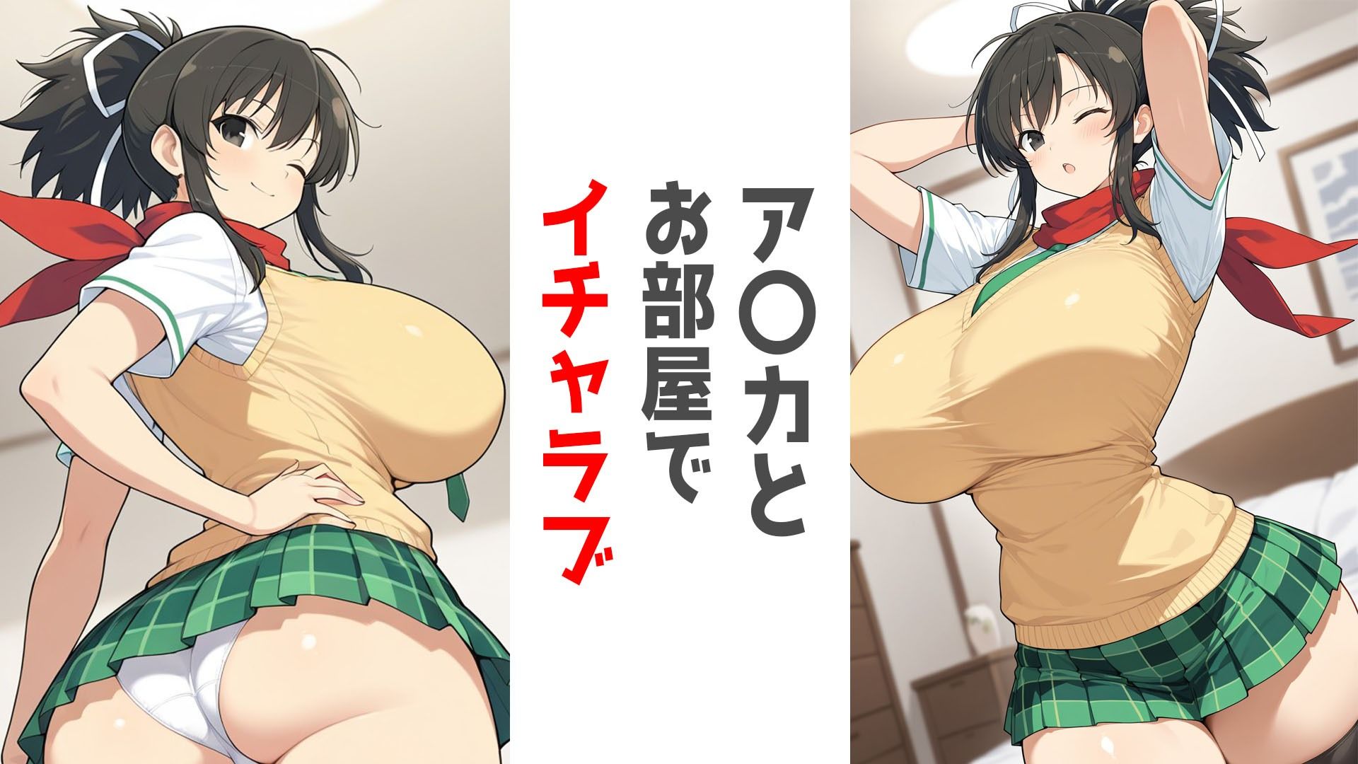 巨乳制服くノ一とお部屋で。ア〇カ編 画像1