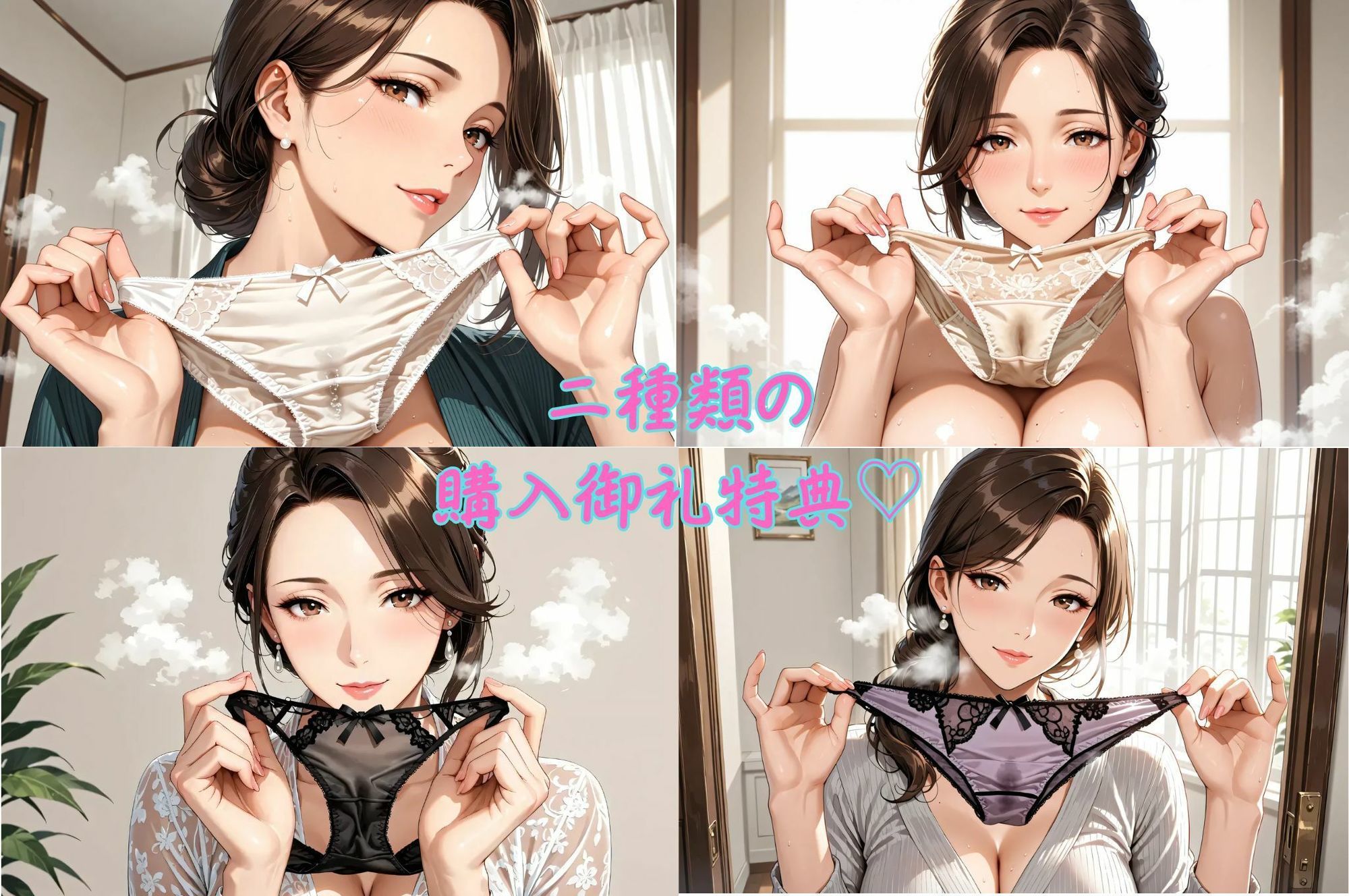 PANTY FETISH 美熟女のムレ蒸れパンティ（はーと） 画像9