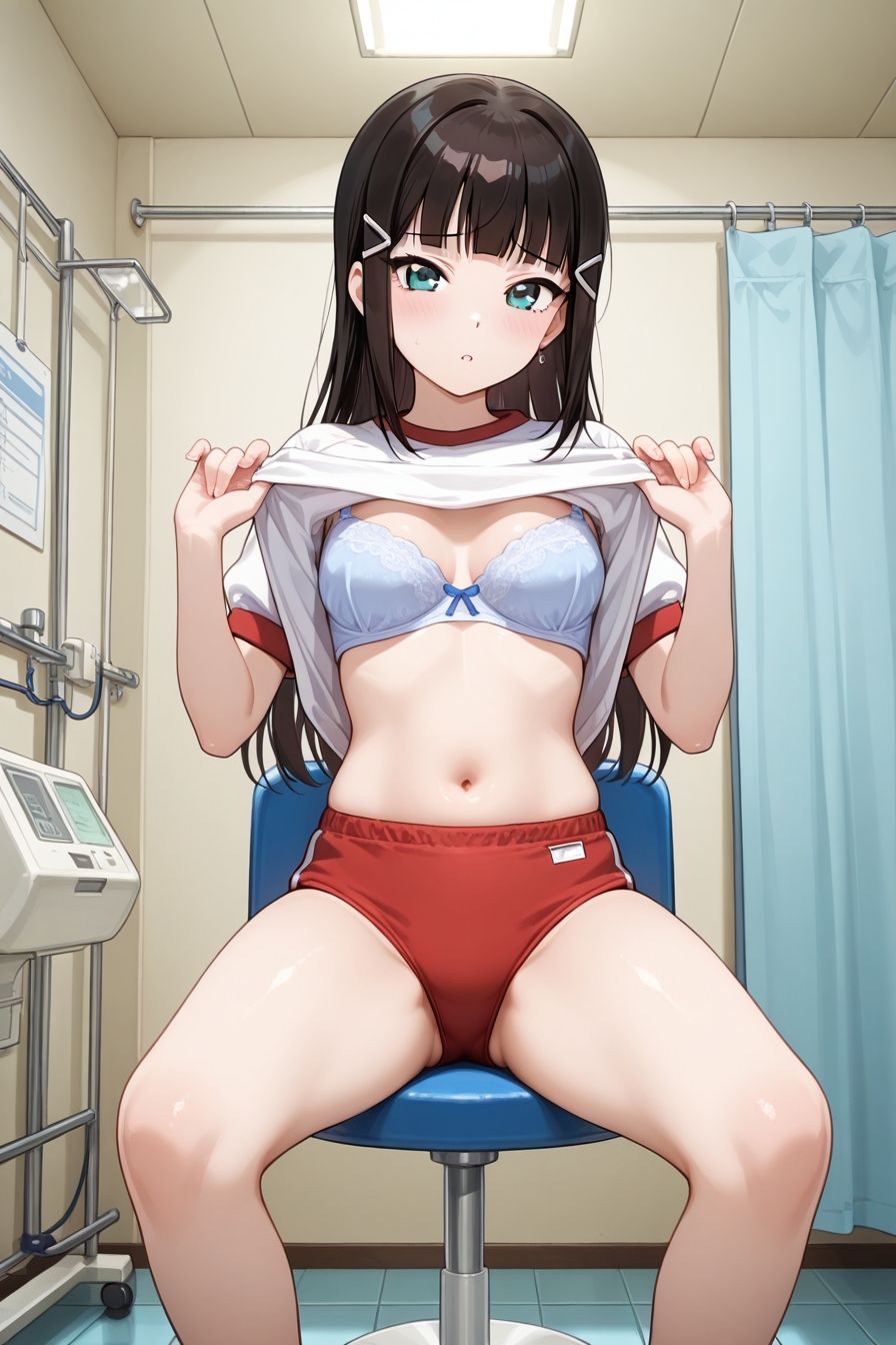 純粋アイドルにえっちな健康診断! サ○シャイン編 画像1