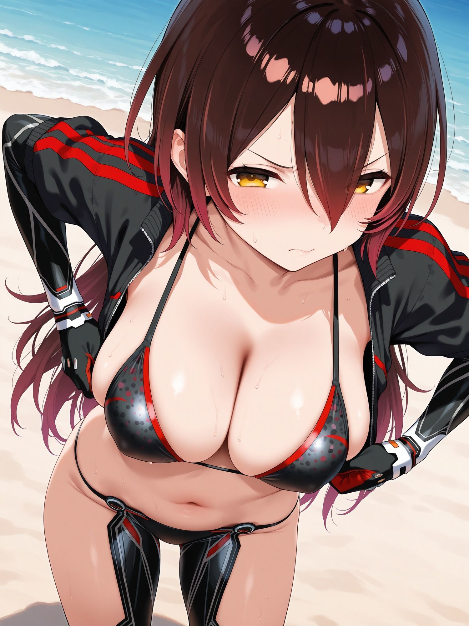 【連続絶頂】海でナンパしたチビ爆乳ギャルをお持ち帰りして中出しでメス堕ちさせた話 ロ◯子さん 〜完堕ちするまで〜 画像1