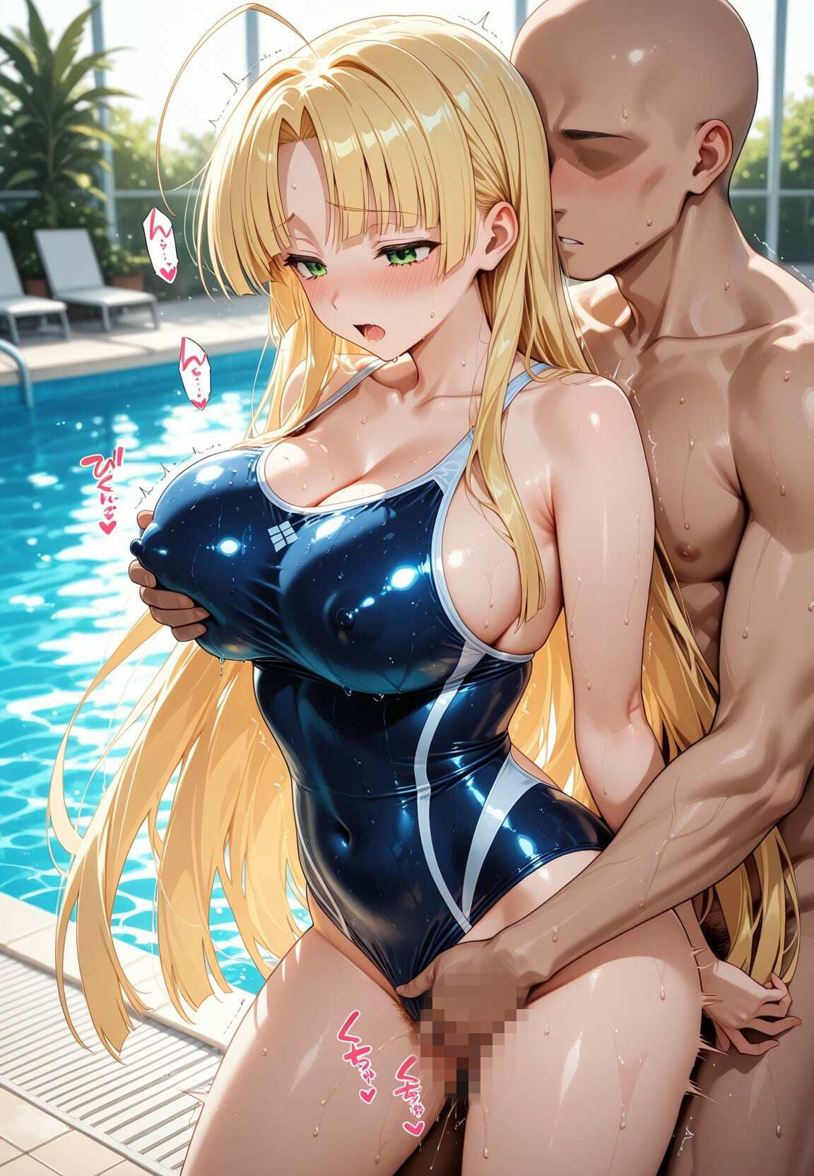 甘い罠の競泳水着性処理玩具 ハ〇スクールD×D 画像3