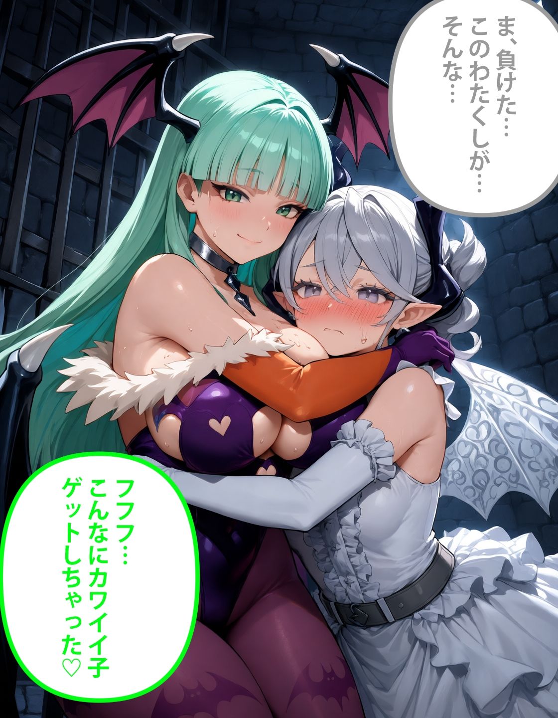 悪魔姫様、夢魔女王に敗北する サンプル画像 1