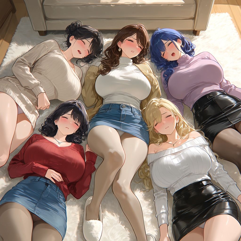 フェチコレVol.166 床に倒れたままスカートの中を晒す巨乳人妻たち【総枚数250枚】 画像2