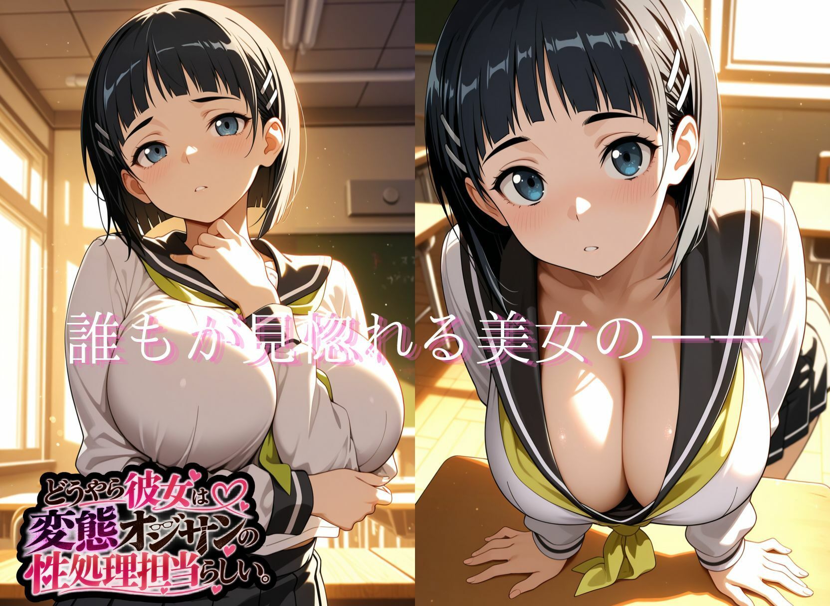 どうやら彼女は変態オジサンの性処理担当らしい。【桐ケ谷直葉編】 画像2