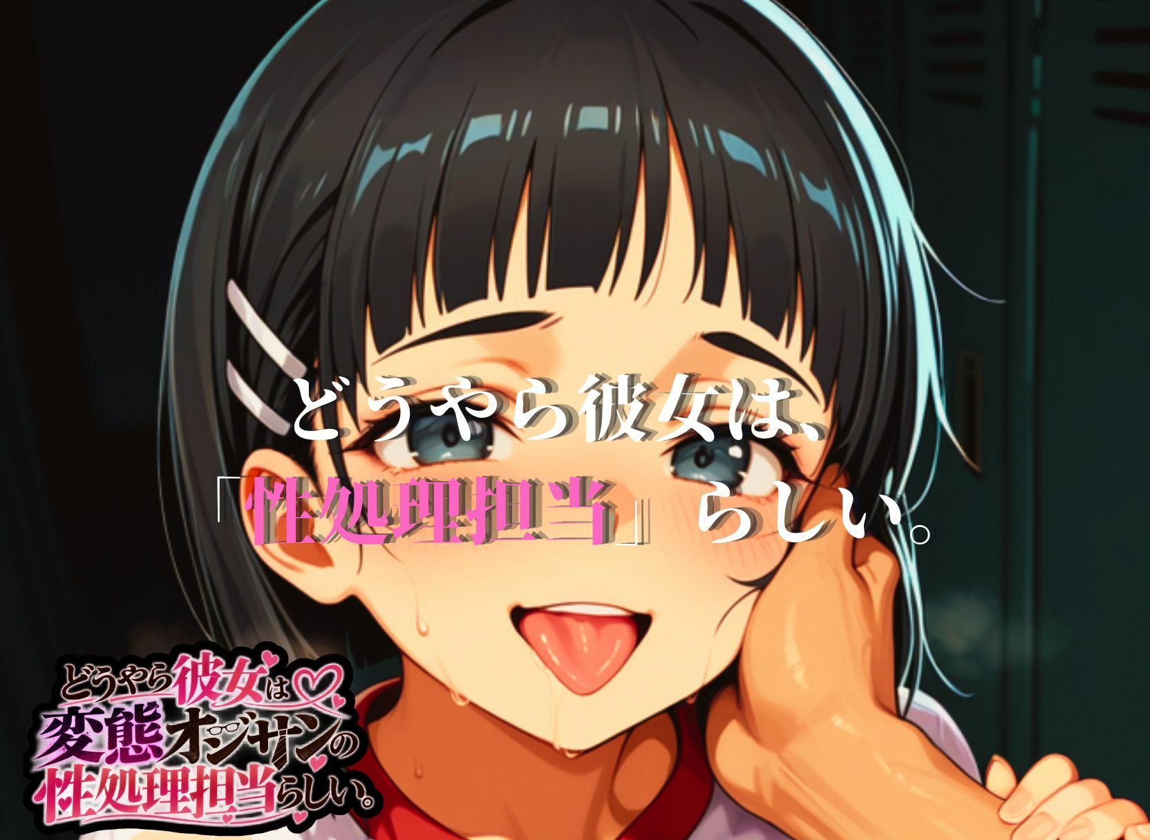 どうやら彼女は変態オジサンの性処理担当らしい。【桐ケ谷直葉編】 画像10