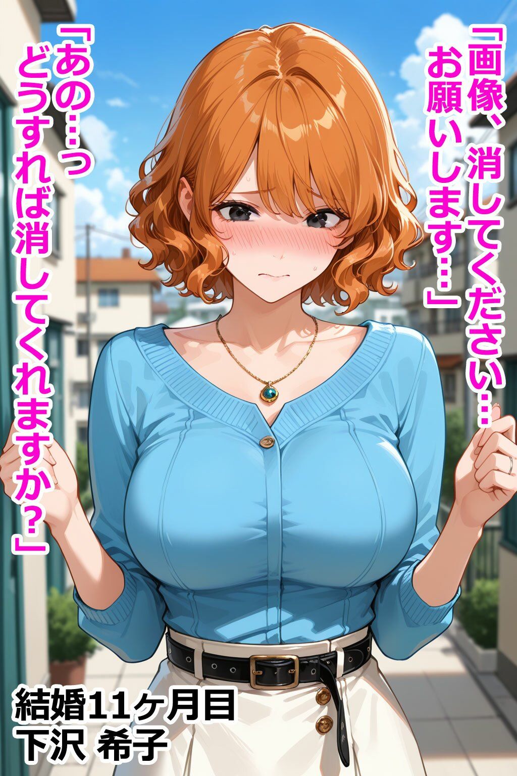 巨乳新妻脅迫編 即堕ち3コマ 画像3