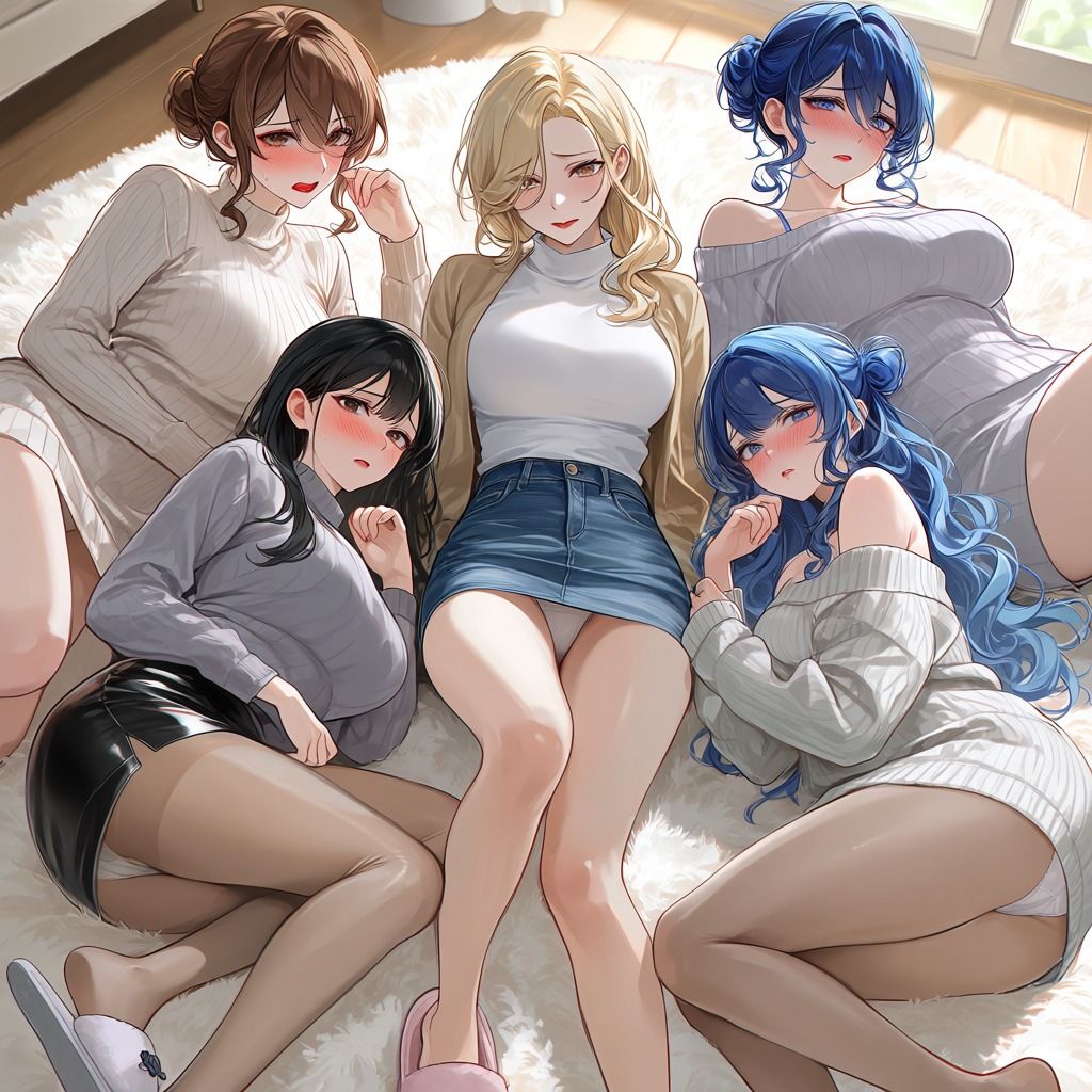 フェチコレVol.167 目を覚ますとスカートがめくれていて赤面する巨乳人妻たち【総枚数250枚】のサンプル画像4