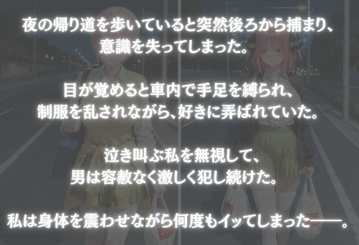 夜道拉致〜監禁された制服美少女の惨めな凌● Vol.2 画像1