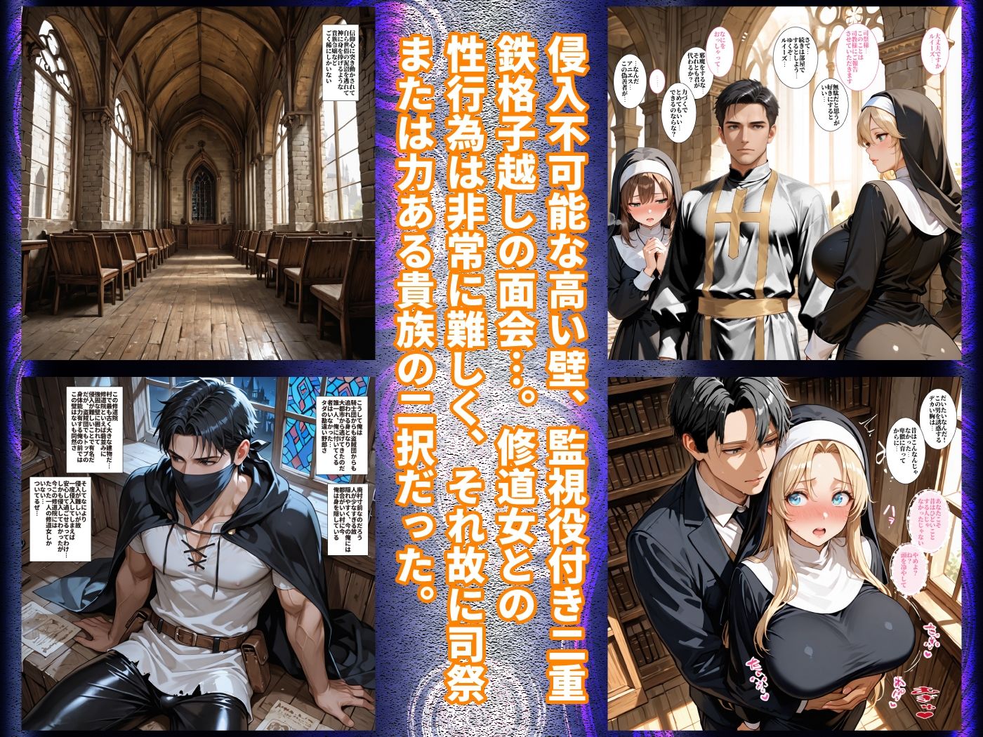 修道女・禁欲の壁の代償〜侯爵令嬢・妾の娘・伯爵令嬢の禁欲の果て、初快楽に抗えず、神への誓い崩れ堕ちゆく〜6