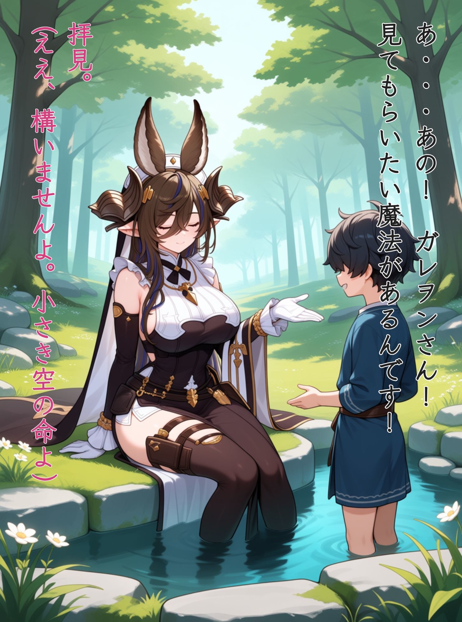 ガレヲン催●？ 〜可愛い小間使いに案内された宿屋で…（はーと）〜 母性たっぷりの甘やかし夜伽（はーと） 画像1
