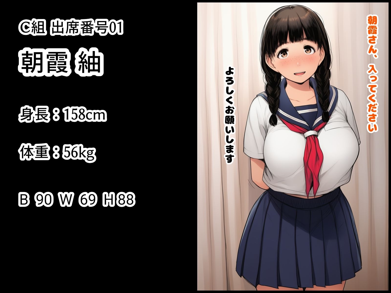 早田夏鈴のじっくり身体検査 C組01-03 画像2