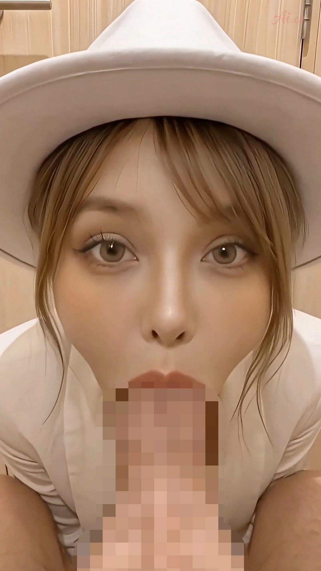 【縦動画】20秒間連続で潮吹きしちゃった…170cm×美脚×ショートパンツ×ニーハイの私と密着POVデート 画像5