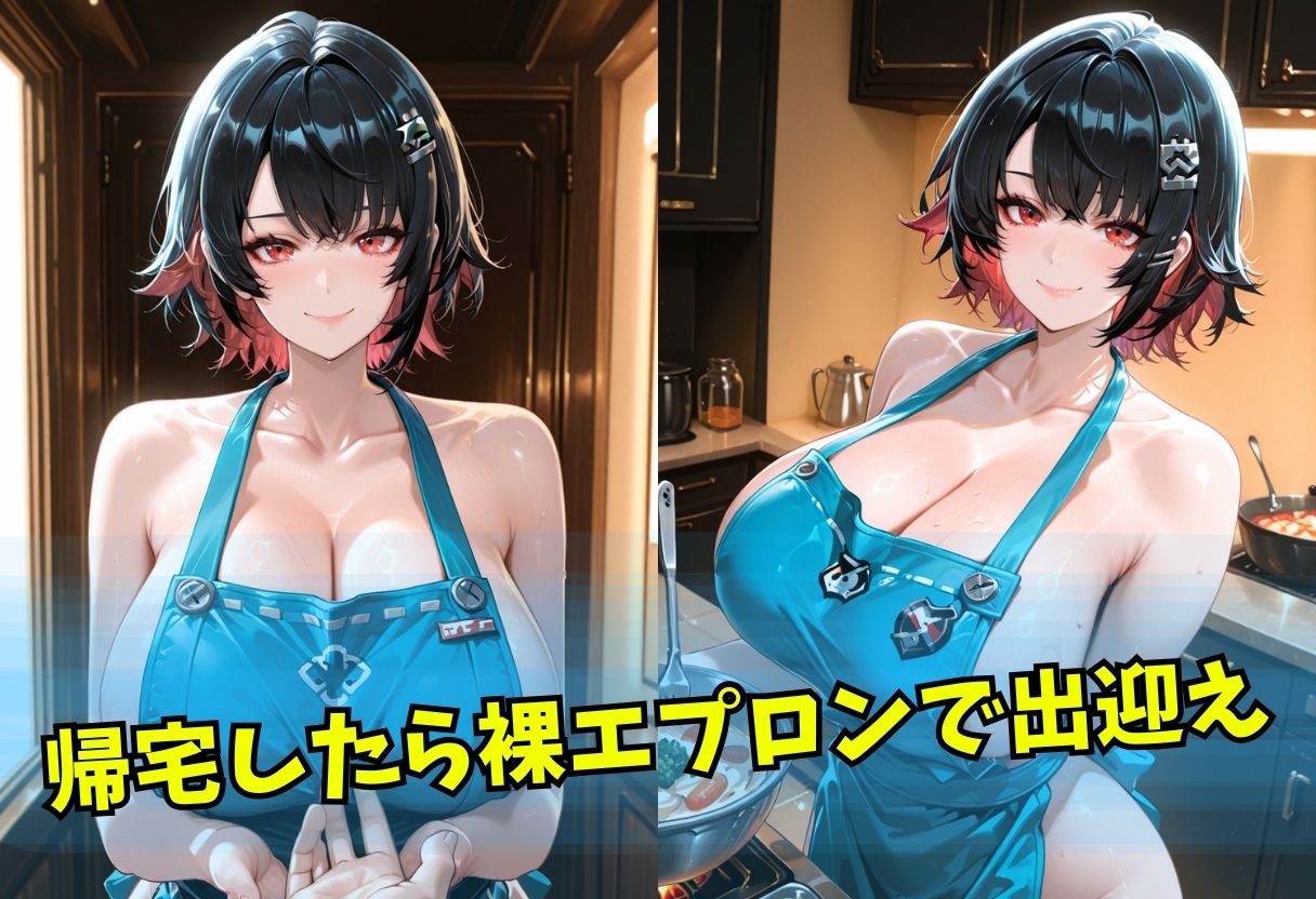 裸エプロンでお出迎え〜そのまま 中出しSEX〜 サンプル画像 1