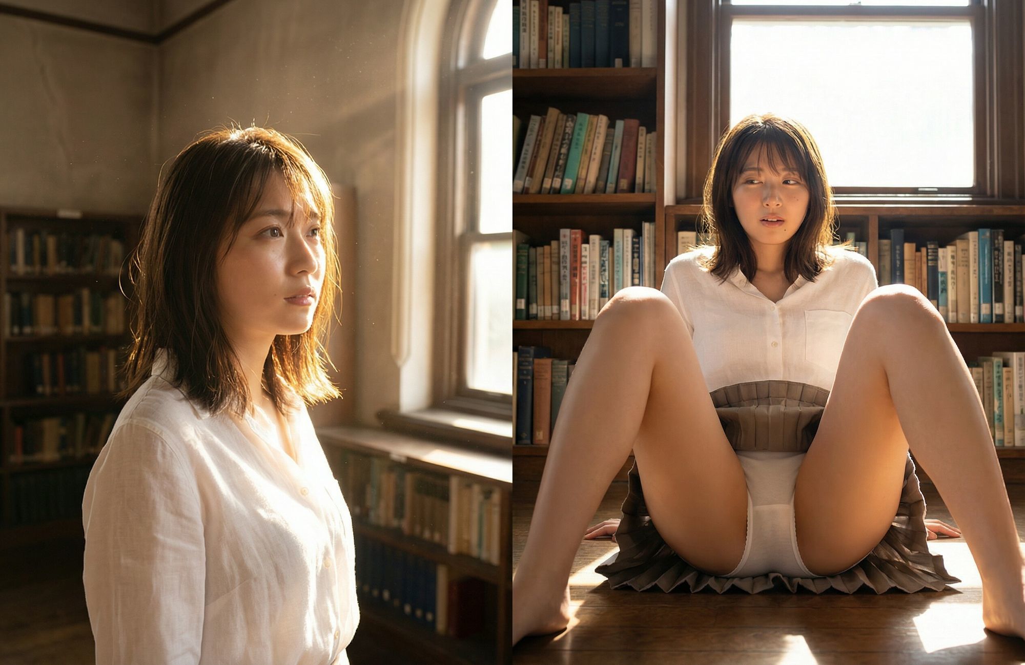 通常時→パンチラ 二画面パンチラ Vol.2【全57枚】 画像2