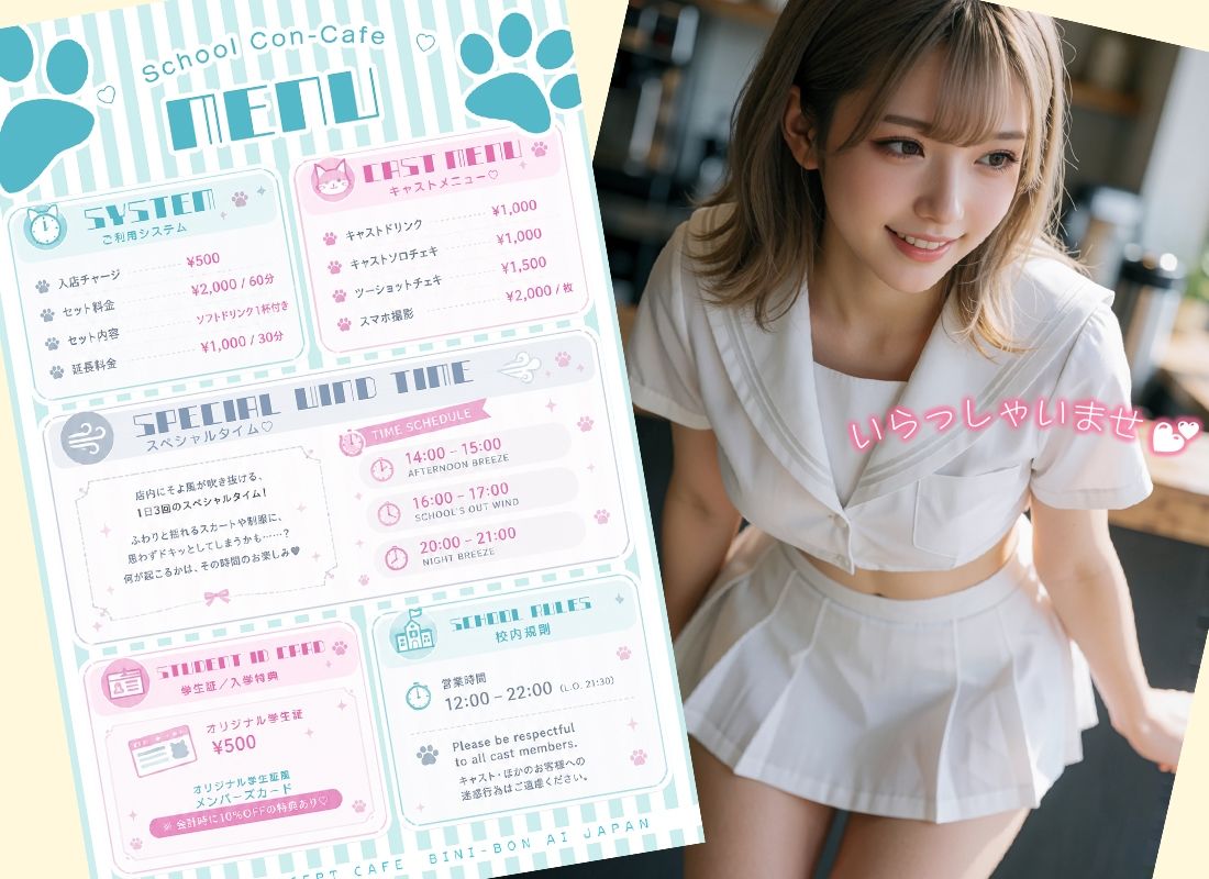 コンカフェの女の子 画像1