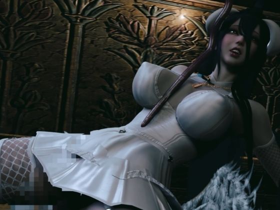 【サキュバス触手】淫魔アルベドを触手で●す動画【約35分】 サンプル1