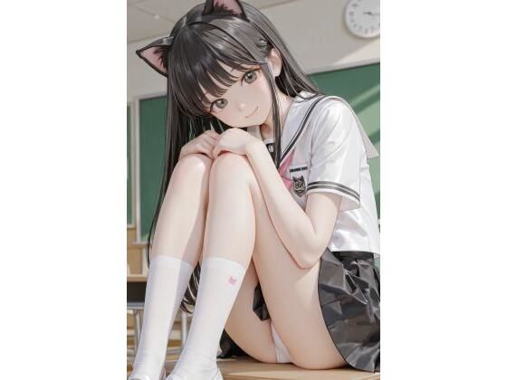 猫耳JKにおさわり