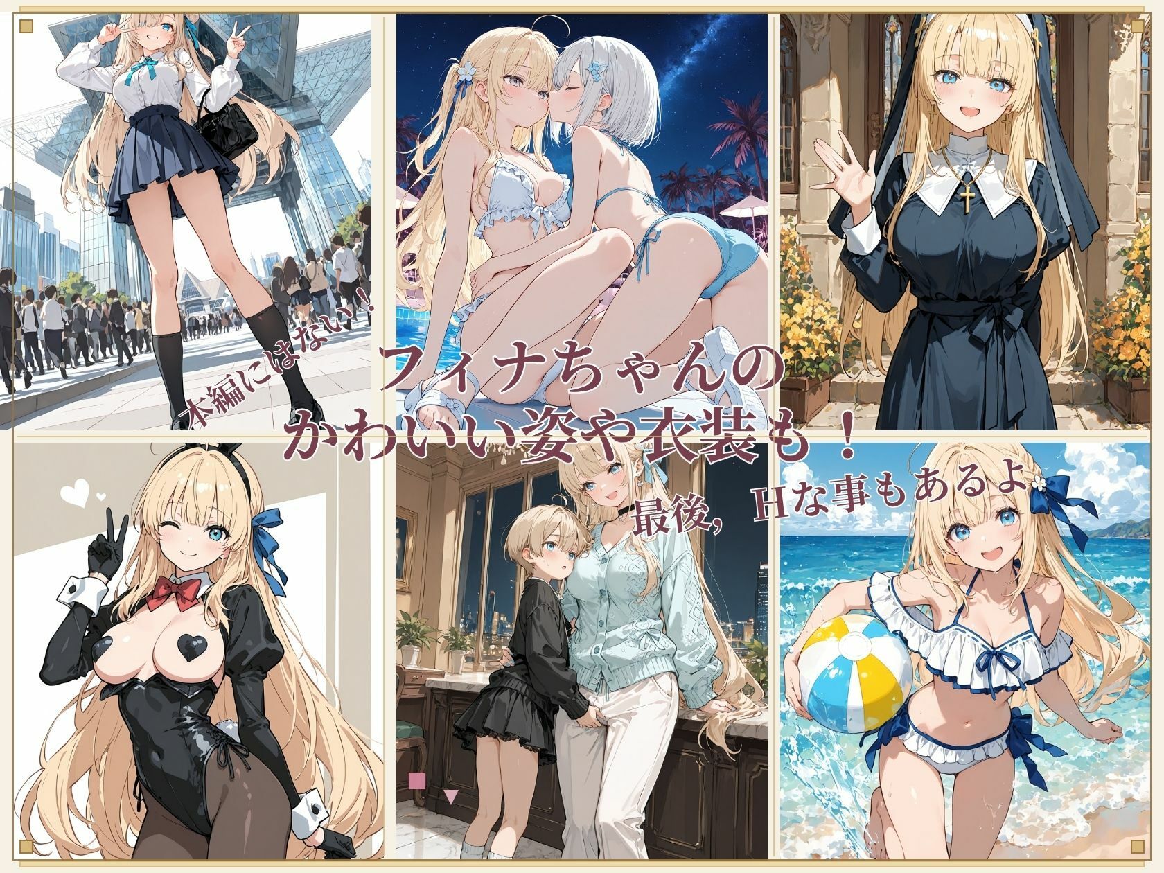 純真な少女，田舎娘フィナ  伯爵家の金髪メイド調教録の作品画像 2