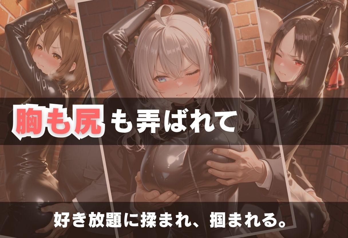 黒猫のスパイは拘束されたまま壊される3