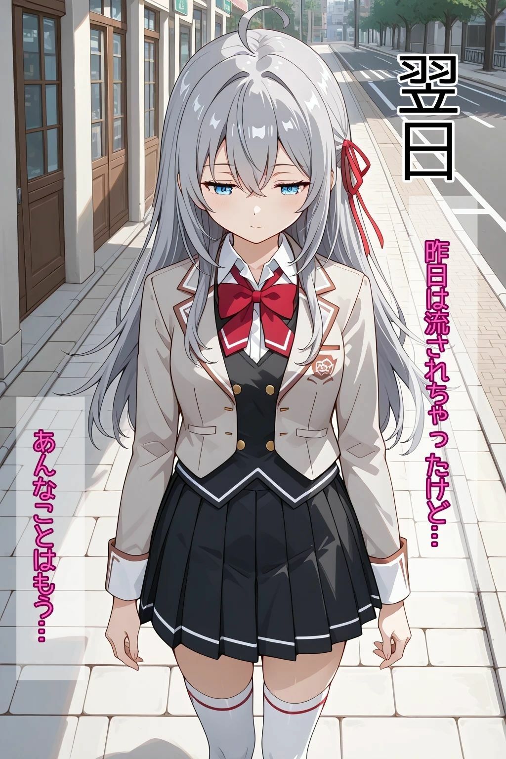 生徒会長になるためにコミュ力をつけようとしたら沼にはまった銀髪美少女 画像8