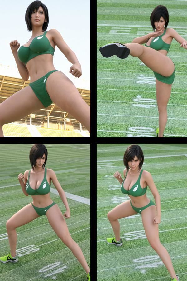 才色兼備の万能女性格闘家 霧島 愛唯の陸上競技ユニフォームモデル風写真集The Real_06 画像1