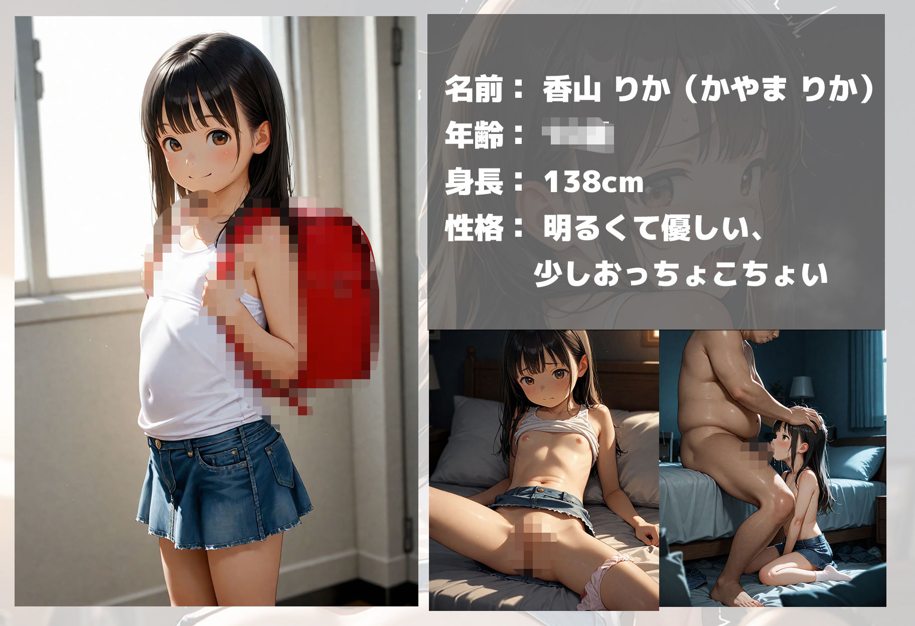 少女監禁〜おじさんの性処理ペット〜