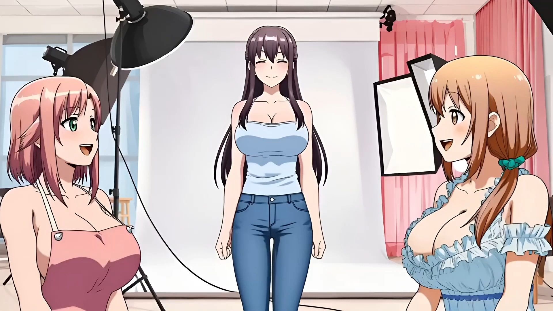 美奈さんのくしゃみ撮影スタジオ！（MP4アニメ）/ Mina’s Sneeze Photo Studio！（MP4 Anime）のサンプル画像 1