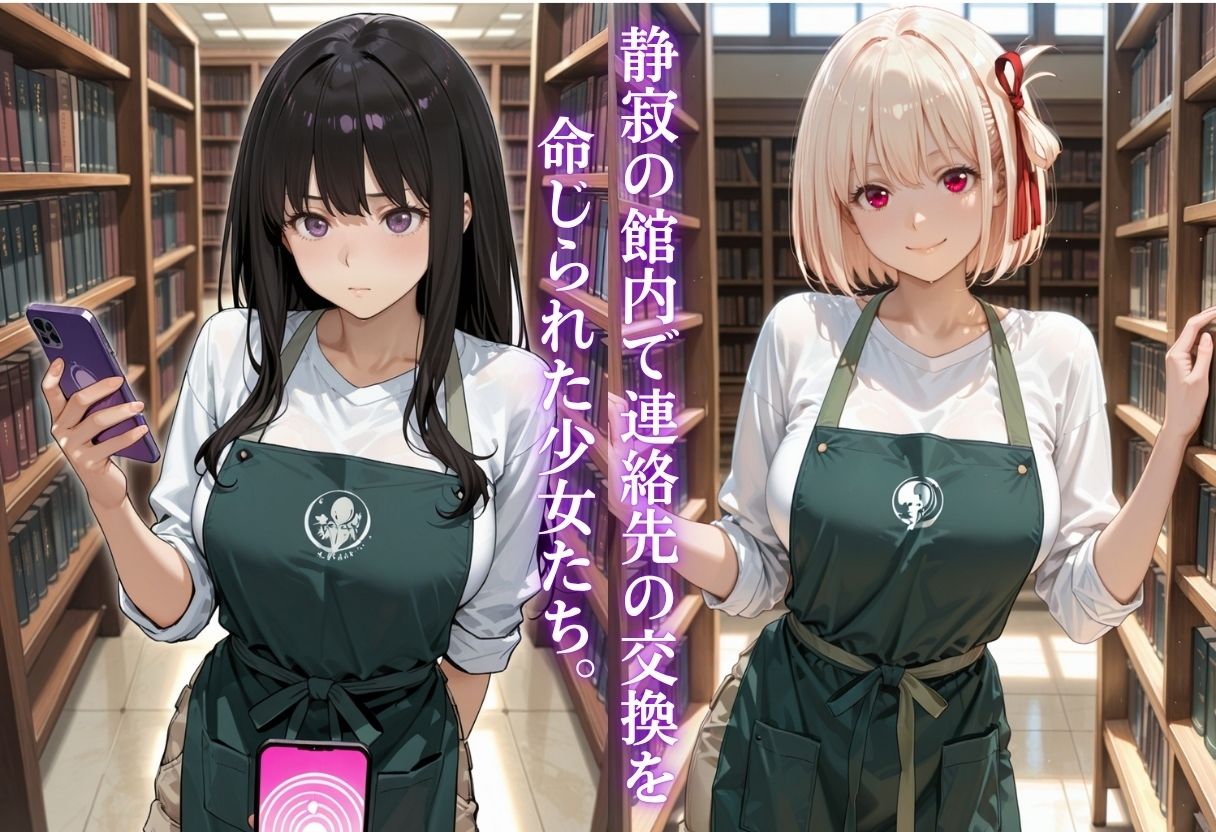 背徳！図書館でこっそりSEX サンプル画像 1