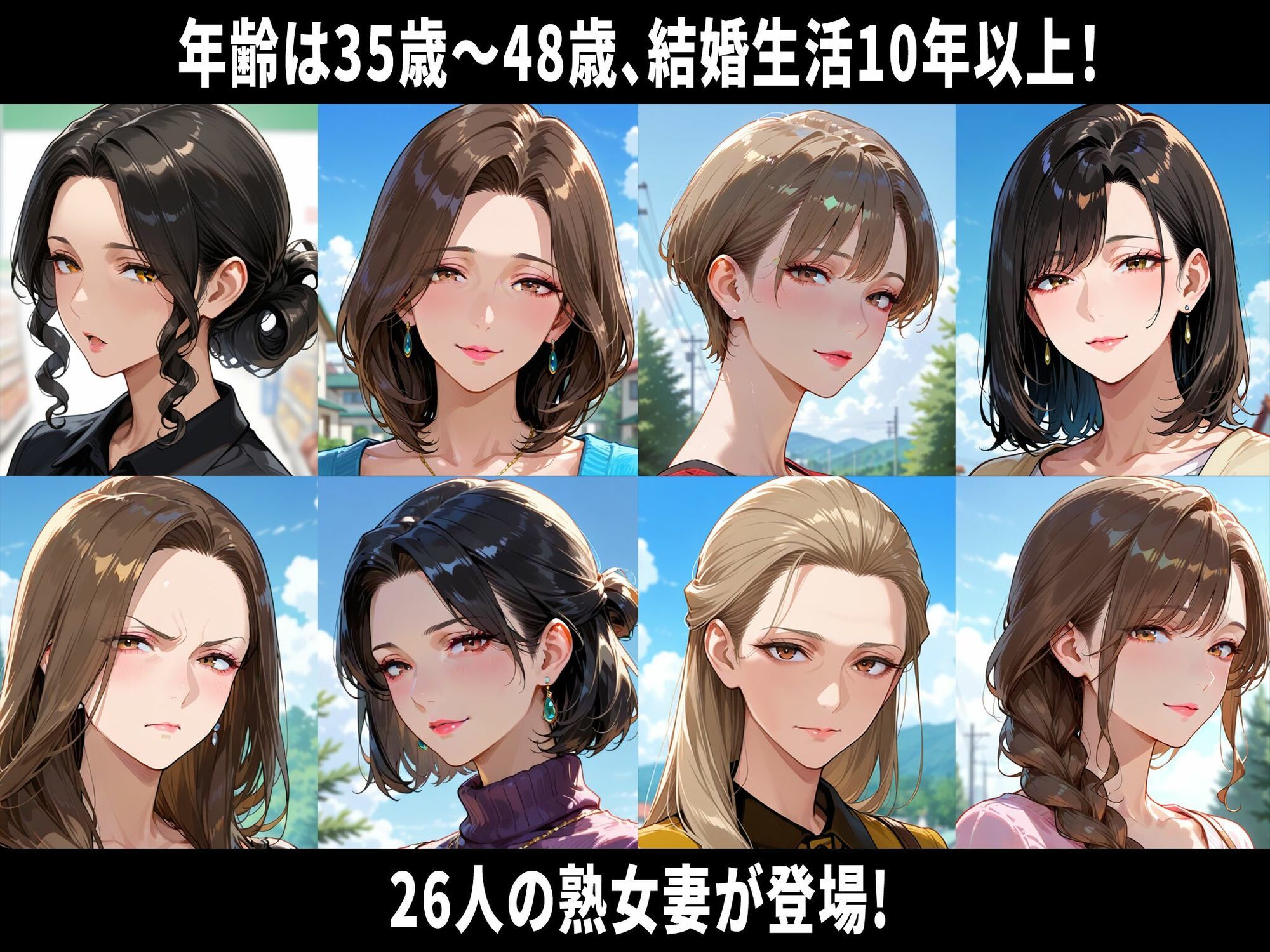 巨乳熟女妻編 即堕ち3コマ 画像2