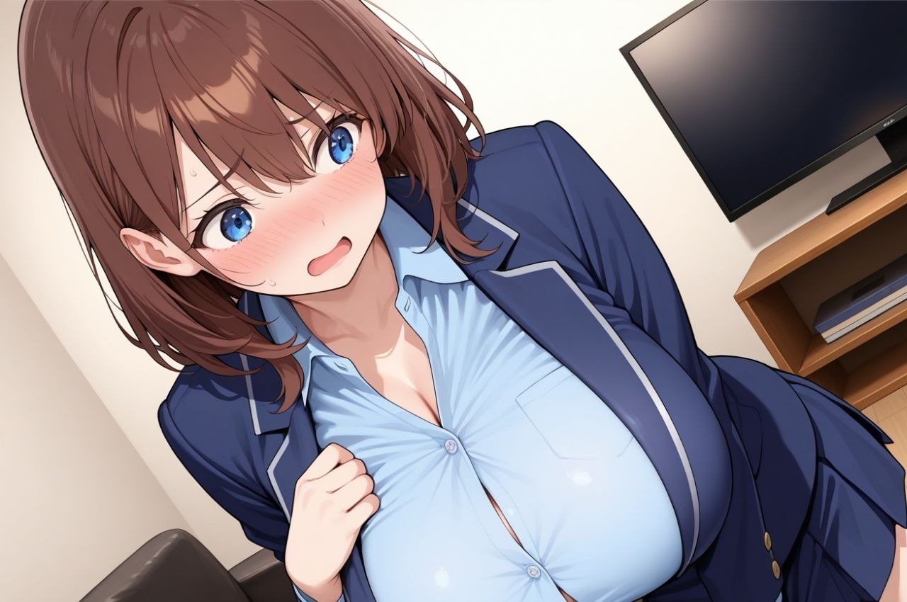 爆乳の先輩と脱出ゲームに参加したらSEXしないと脱出できなくなった 2枚目