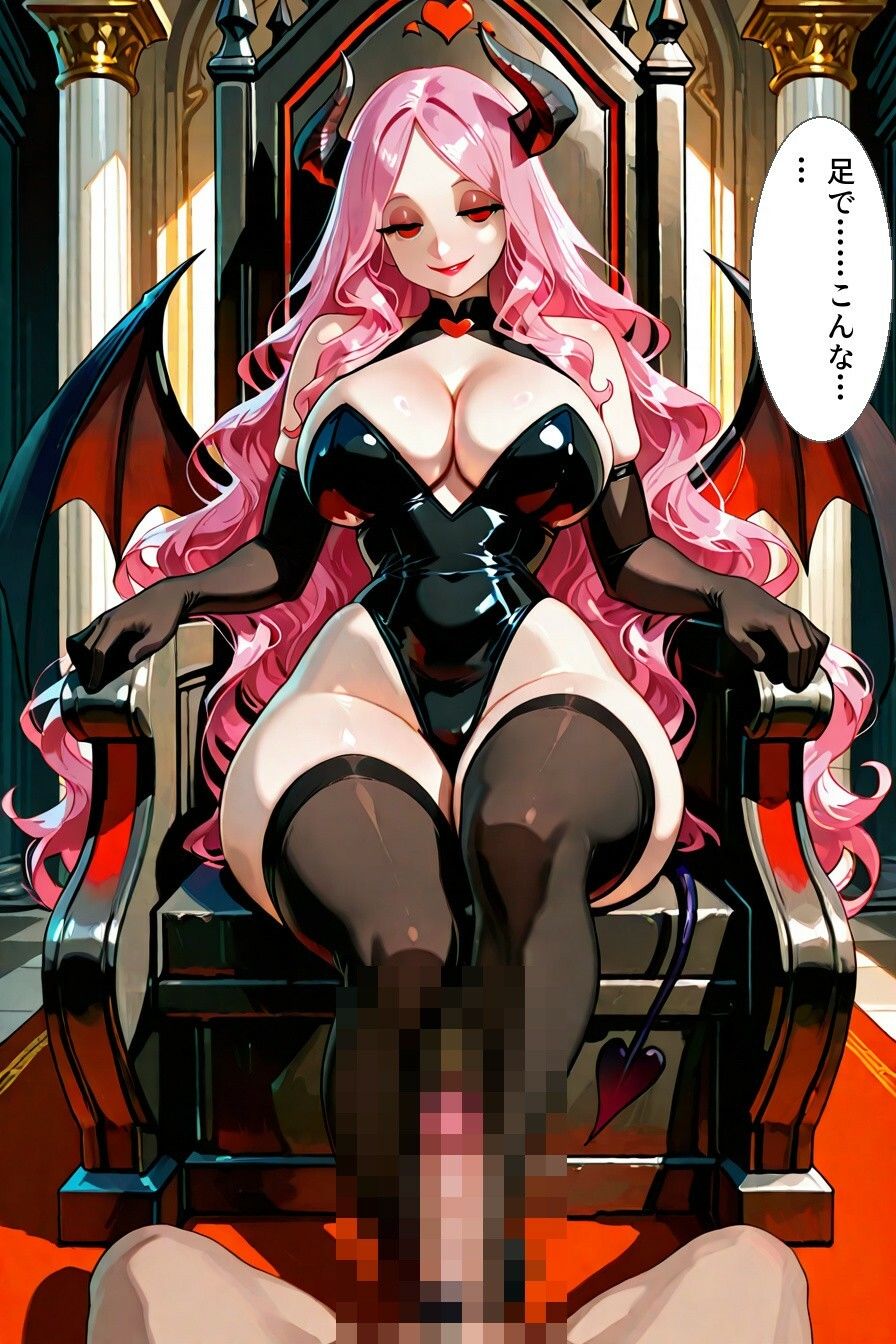 【セリフ有り・全488枚】サキュバス女王リリスの搾精記録 全6話 討伐に来た勇者が、毎晩女王に搾られる話 画像3