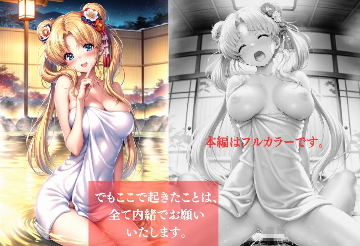 『予約が取れない温泉旅館、美人若女将の秘密』〜セーラー◯ーン〜月◯う◯ぎ編 画像10