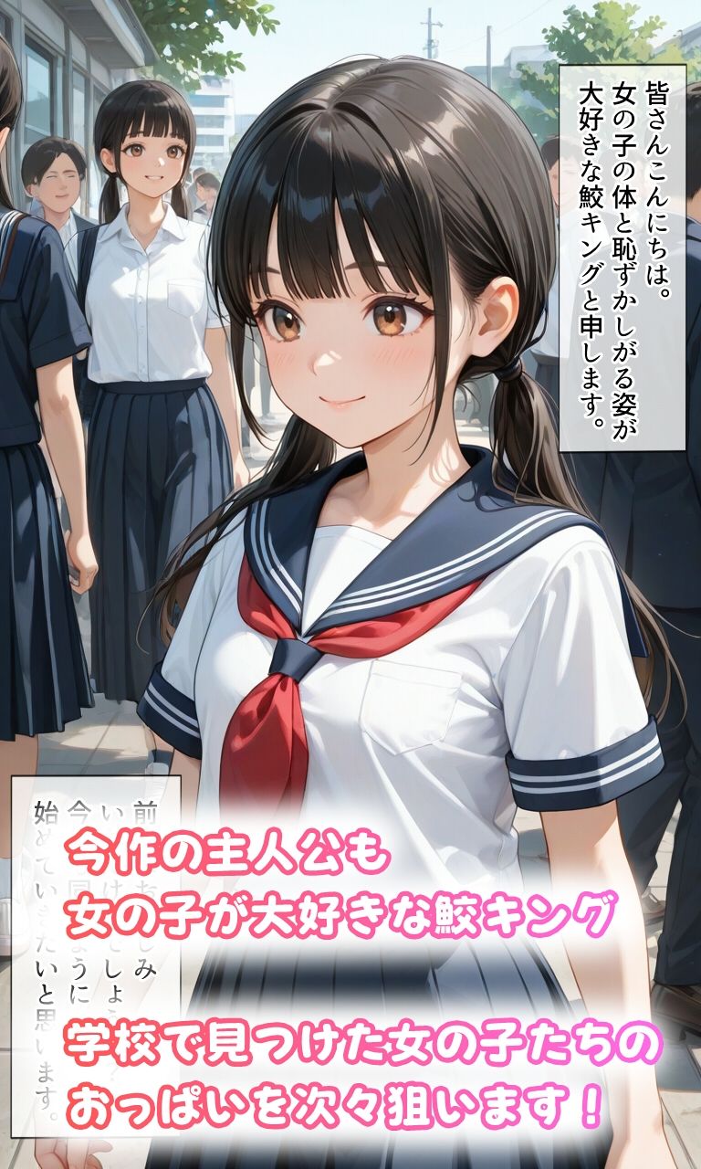 おっぱいを晒される女の子たち 学生編 画像1