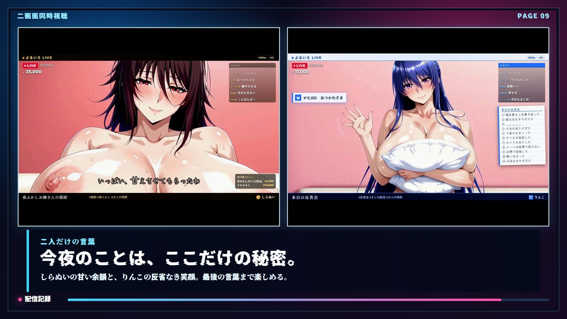 【4K60FPS】ムラムラ慰め 潮吹きピュッピュッ生配信 RINKO＆SHIRANUI | 同人データベース