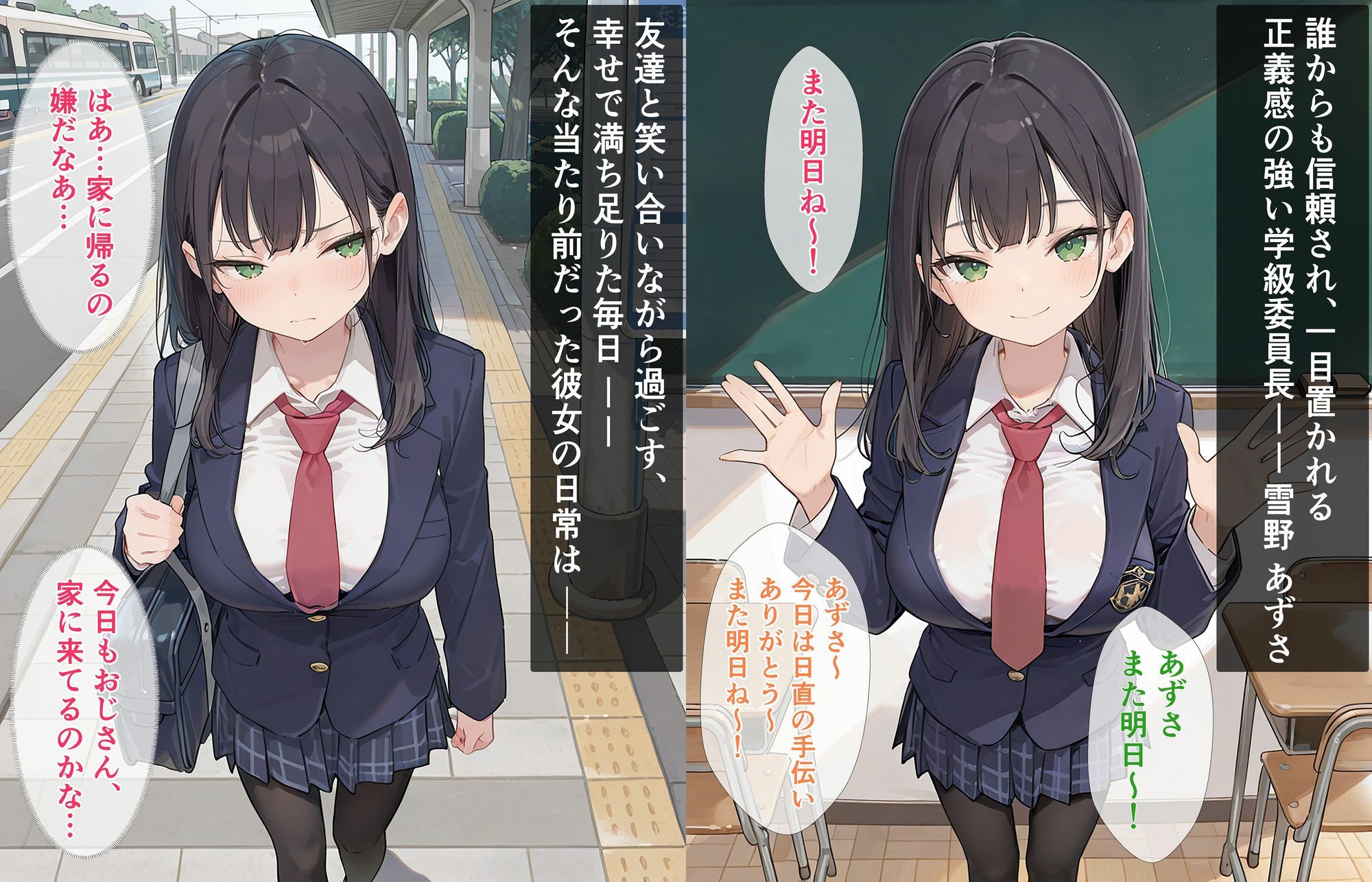 優等生の姪っ子JKをいいなり調教してメス堕ちさせた話 サンプル画像 1